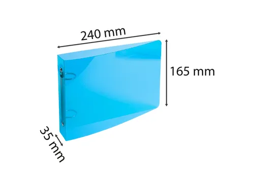 Ringmap PP CRYSTAL 1 25x200 2R 25mm bl.