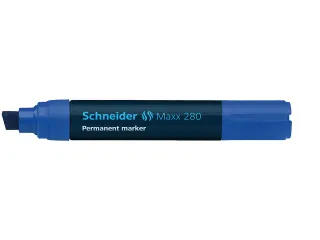 Marker Schneider Maxx 280 permanent beitelpunt blauw - 4