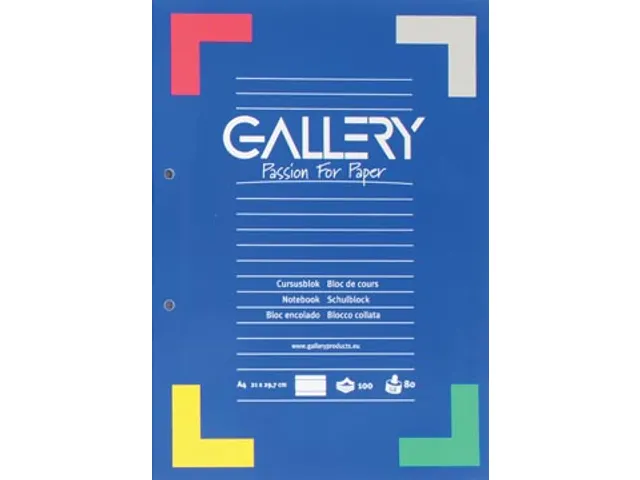 Cursusblok A4 80 Gram Lijn 100 vel