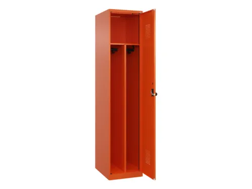 locker voor scheiding van kleding,HxBxD 1850x400x500mm,1vak