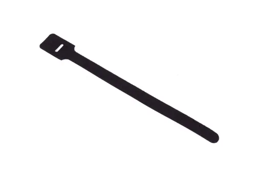 Addit Kabelbinders klittenband 12x250mm Zwart 10 stuks