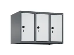 opzetkast,v. locker,3vak.,vak B 250mm,HxBxD 500x750x500mm,vleugeldeur