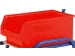 bac à bec,HxlxP 200x320x500mm,plastique,rouge