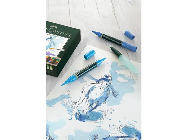 Aquarel marker Faber-Castell Albrecht Dürer 120 ultramarijn