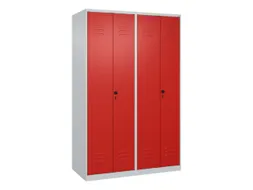 PBM-locker,HxBxD 1850x1200x500mm,4vak,vak B 300mm,draaigrendel