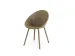 Chaise coque jardin Qosy PP aspect rotin