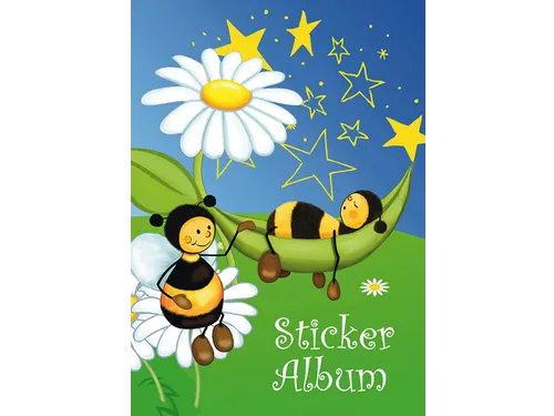 Stickeralbum Bijen Weide A5