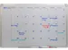 Tableau blanc Planning mensuel 60x90cm