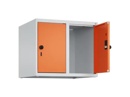 opzetkast,v. locker,2vak.,vak B 300mm,HxBxD 500x600x500mm,vleugeldeur
