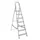 aluminium beugelladder eenzijdig 7treden stand H 1 425m aluminium