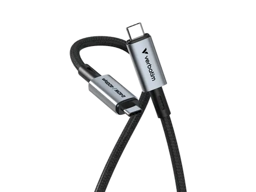 S+C Usb-C/Usb-C Kabel zwart 240W 31847 40Gbps 1.20m