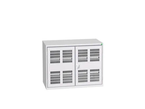 universele kast,HxBxD 800x1050x550mm,2xStalen bodem,draaigrendelslot