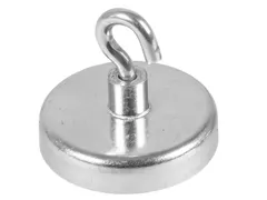 haak,Ø 36mm,zilverkleurig,RVS/hard ferriet