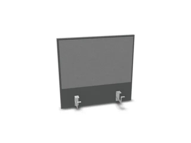 opzetpaneel bureau aanbouw achter MS-donkergrijs BN8078-grijs 600mm