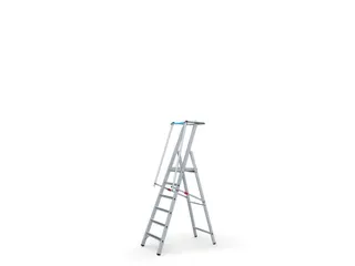Platformladder Aluminium Bordes H X B X D 1580X 400X 400Mm 6Treden - 1