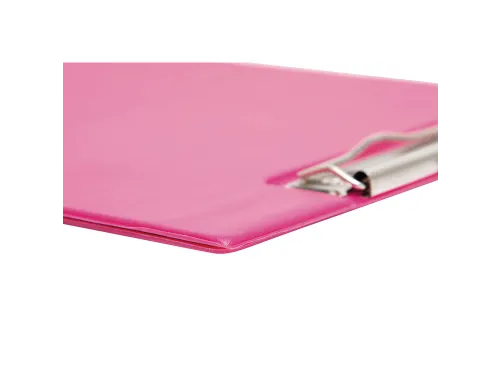 Klembordmap MAUL A4 staand met penlus PVC neon roze