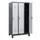 schoollocker,HxBxD 1630x900x500mm,3vak,vak B 300mm,draaigrendel,voeten