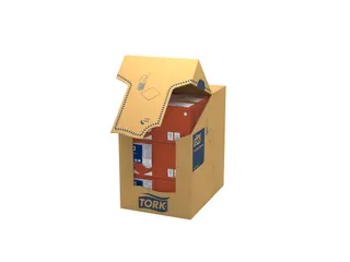 Tork 477838 Cocktailservet Advanced Terracotta 24x24cm - 3