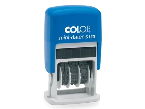 Datumstempel Colop Mini-Dater S120 4mm zwart