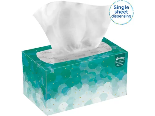 Kleenex Ultra Soft Pop-Up Handdoek 1-laags wit 25,4x22,6cm 18x70st