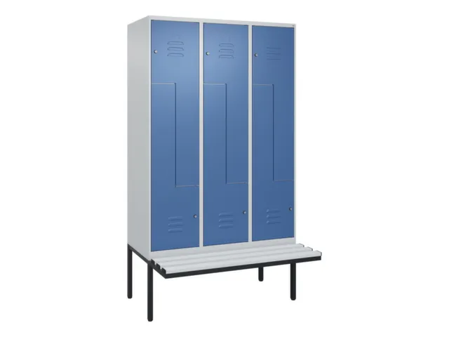 armoire vestiaire Z HxlxP 2120x1200x815mm 6compart.