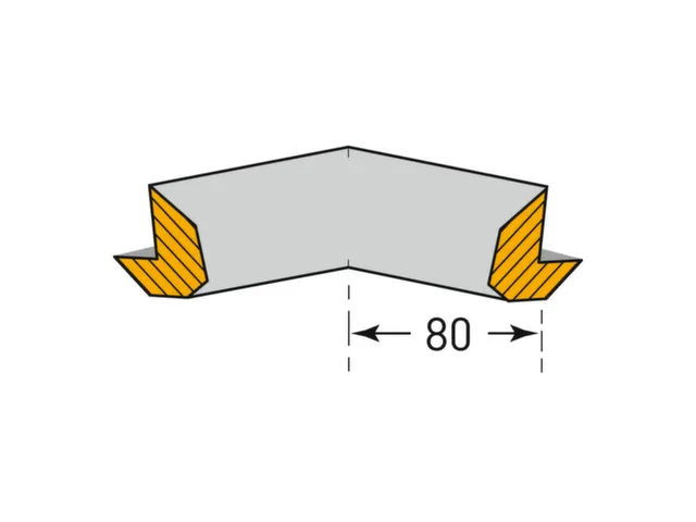 hoekbescherming,binnenhoek,v. binnen/buiten,been L 40mm,PU-schuim