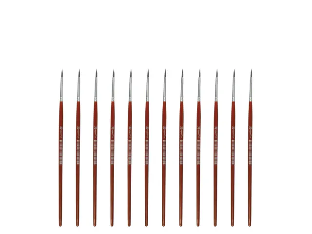Penseel Kangaro Serie 120 rond Nr. 3/0 geitenhaar doos 12 stuks