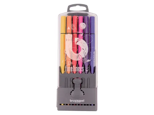 Fineliner Bruynzeel Teens 0.4mm assorti