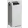 Afvalverzamelaar Zelfblussend 60 Liter 800X320X320Mm Klemring Grijs