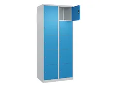 lockerkast,HxBxD 1850x800x500mm,2x5vakken,vak B 400mm,cil.-slot