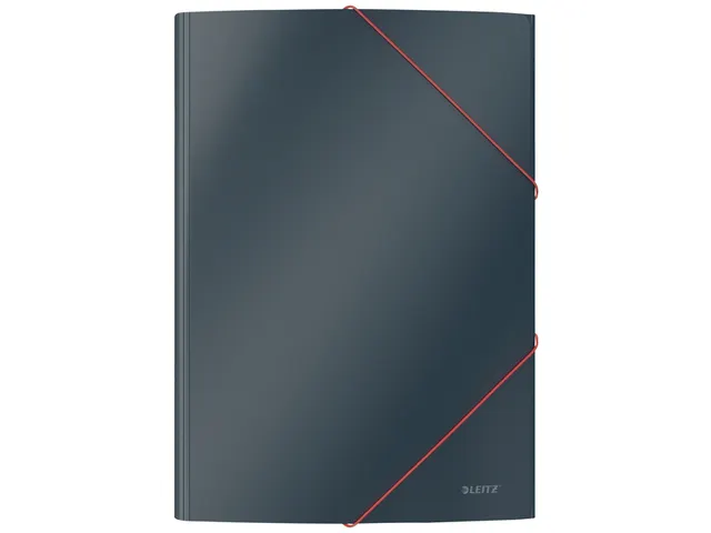 Elastomap Leitz Cosy A4 3-kleps grijs