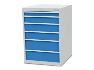ladekast,HxBxD 1019x705x736mm,6lade(n),volledig uittrekbaar - 1