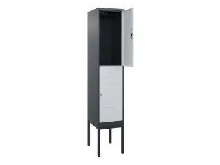 dubbeldekse locker,HxBxD 2120x400x500mm,1x2vak.,vak B 400mm - 2