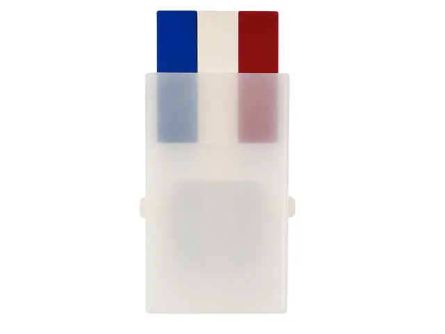 Schminkstick rood/ wit en blauw