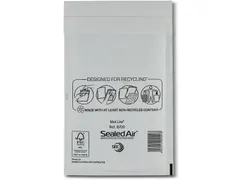 Mail Lite Luchtkussenenveloppen B/00 120x210mm Wit 200 stuks