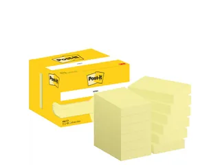 Memoblok Post-it 656 51x76mm canary yellow 12 stuks - 2