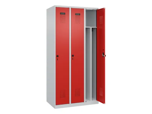 locker voor scheiding van kleding,HxBxD 1850x900x500mm,3vak