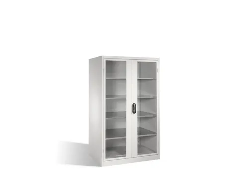 werkplaatskast,HxBxD 1950x1200x800mm,4xStalen bodem,cil.-slot