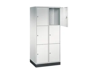 grootvolume-lockersysteem,RAL 7035,HxBxD 1950x820x600mm,2x3vakken - 1