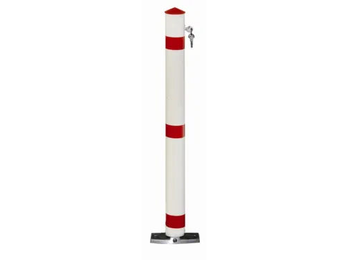Automatische Paal Aluminium H 900 mm Ø75mm Cilinderslot M. 3 Sleutels