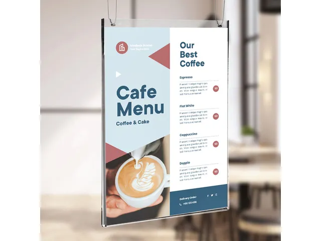 Posterhouder Europel A3 staand acryl