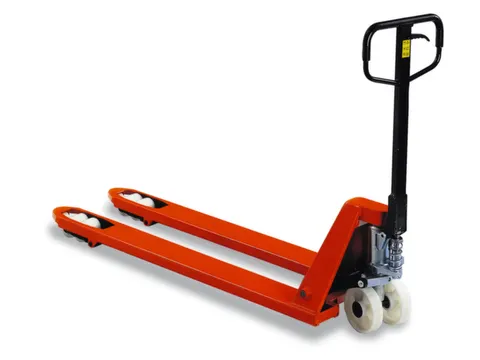 Palletwagen 2.5t Zwenk-/vorkwielen Nylon Dubbel Vorklengte 1000mm