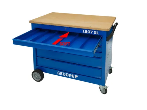 1507 XL-TS-308 Rollenwerkbank met assortiment