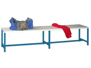 omkleedbank,HxLxD 430x2000x370mm,onderstel RAL5012 - 2