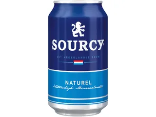 Water Sourcy blauw blik 330ml - 2