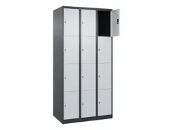 lockerkast,HxBxD 1850x900x500mm,3x4vakken,vak B 300mm,cil.-slot