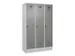 locker voor scheiding van kleding,HxBxD 1950x1200x500mm,3vak