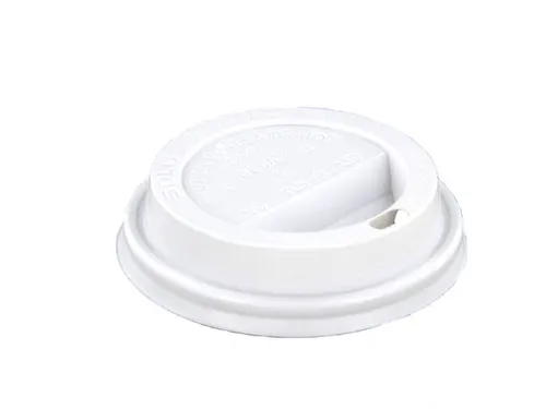 Bekerdeksel IEZZY Ø80mm met drinkgat 100 stuks wit