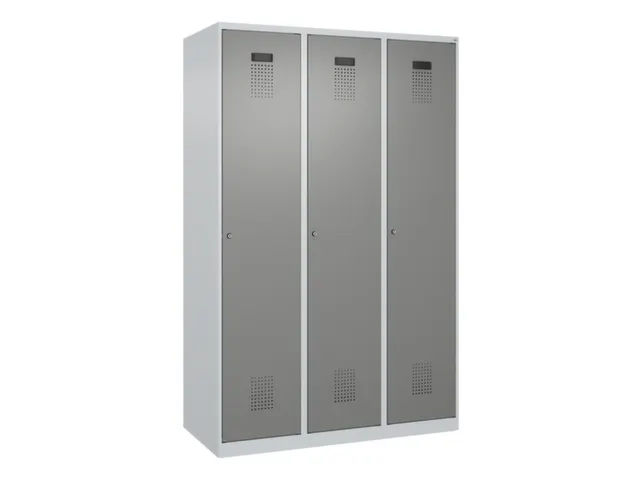 locker voor scheiding van kleding,HxBxD 1850x1200x500mm,3vak