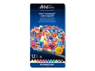 Aquarelpotlood Staedtler Mars Lumograph 12 kleuren - 9